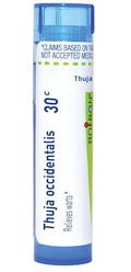 Boiron Thuja Occidentalis 30C Medicina Homeopática para la Eliminación Indolora de Verrugas - 80 Gránulos - imagen 1