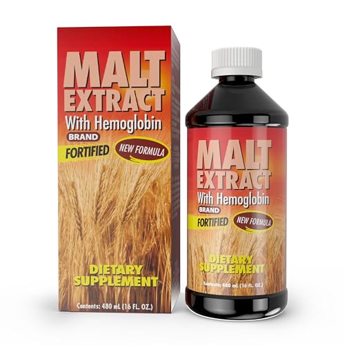 Extracto de Malta y Hemoglobina - Suplemento Nutricional para Energía y Vitalidad (16 Fl Oz / Paquete de 1) - imagen 2