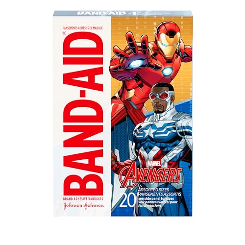 Curitas Band-Aid para Cortes y Raspones, Cuidado de Heridas con Personajes de Marvel Avengers, Curitas Divertidas para Niños, Tamaños Variados, 20 - imagen 6