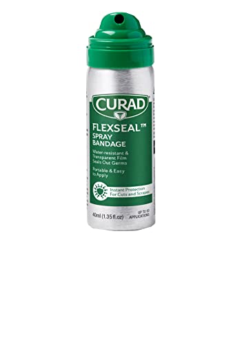 CURAD Spray Vendaje Flex Seal, Resistente al Agua, Transparente, Ideal para Cortes y Raspones, Cuidado Rápido de Heridas, 40 mL, 1EA - imagen 5