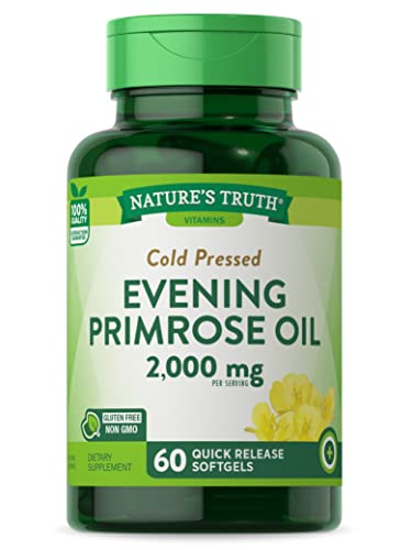 Suplemento de Aceite de Onagra en Softgels de Nature's Truth | Prensado en Frío | No GMO y Libre de Gluten - imagen 2