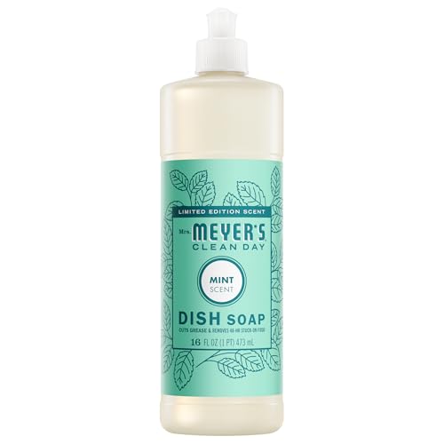 Jabón Líquido para Platos MRS. MEYER'S CLEAN DAY, Menta, 16 fl. Oz - imagen 2