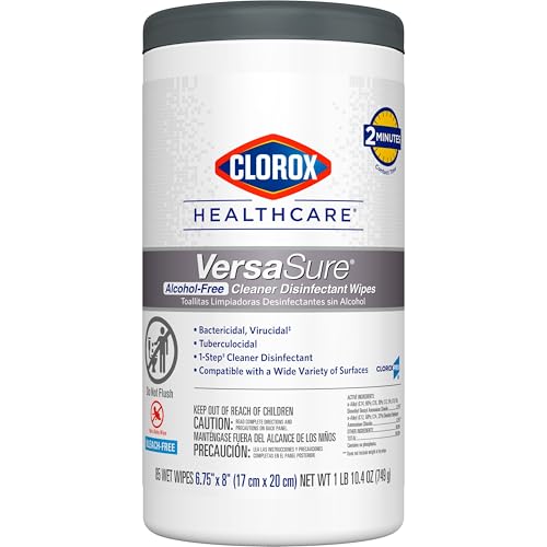 Toallitas Desinfectantes Clorox Healthcare VersaSure, 6.75 x 8, 85 Piezas por Envase (El Paquete Puede Variar) - imagen 4
