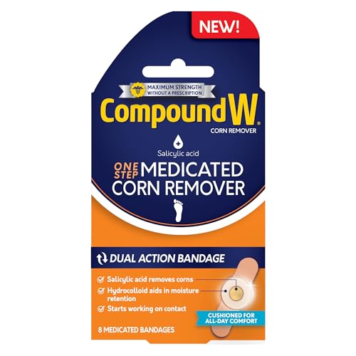 Compound W One Step Eliminador de Callos Medicado, Parche Hidrocoloide con Ácido Salicílico, 8 Piezas - imagen 2