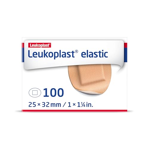 Leukoplast Elástico - Tiras de Vendaje No Estériles - Parche Adhesivo Amigable con la Piel - Ideal para Dedos, Codos, Rodillas y Muñecas - Ovalado, - imagen 3