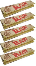 Papel para enrollar Raw King Size Slim de cáñamo orgánico, 32 piezas (paquete de 4) - imagen 1