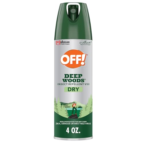 OFF! Repelente de Insectos Deep Woods en Aerosol, Fórmula Seca y No Grasosa, Spray para Mosquitos, Protección Duradera, 4 oz - imagen 6