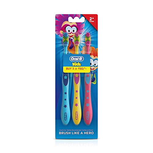Cepillo de Dientes Oral-B para Niños, Extra Suave (Paquete de 3) - imagen 2