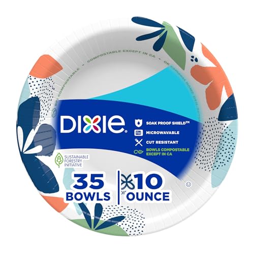 Tazones Desechables DIXIE® de Papel, 10 Onzas, Paquete de 35 Unidades - imagen 6