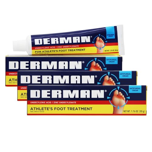 Crema Derman para el Tratamiento del Pie de Atleta, 1.76 Onzas (Paquete de 3) - imagen 3