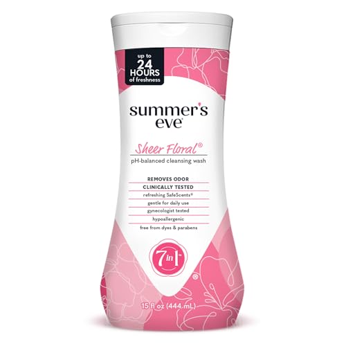 Jabón Femenino Summer’s Eve, Floral Sutil, Lavado Corporal Diario pH Equilibrado para Mujeres, Cuidado Íntimo para Eliminar Olores Vaginales, 15 Fl Oz - imagen 3