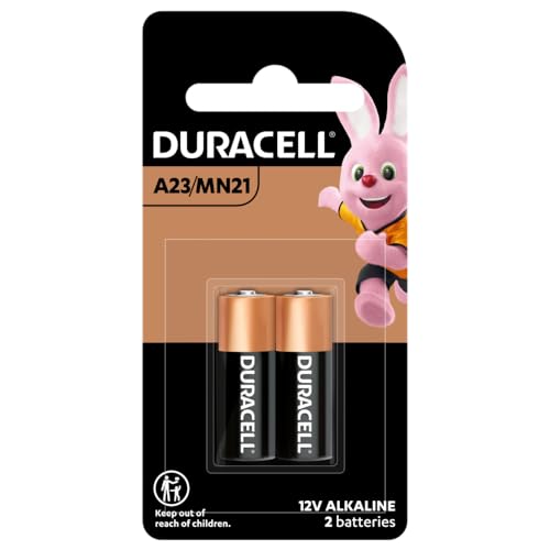 Batería Duracell 21/23 de 12V, Paquete de 2, Baterías Alcalinas de Larga Duración para Llaveros, Sensores de Alarma y Abridores de Puertas de Garaje - imagen 2