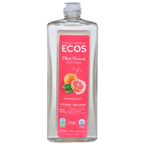 Ecos Dishmate Jabón Líquido de Toronja, 25 Fl Oz - imagen 6