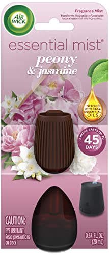 Recarga Air Wick Essential Mist, 1 unidad, Peonía y Jazmín, Difusor de Aceites Esenciales, Ambientador - imagen 1