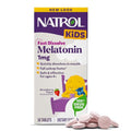 Melatonina Natrol Kids 1 mg en Tabletas de Fresa, Suplemento Dietético para un Sueño Reparador, 30 Tabletas, Suministro para 30 Días - imagen 1
