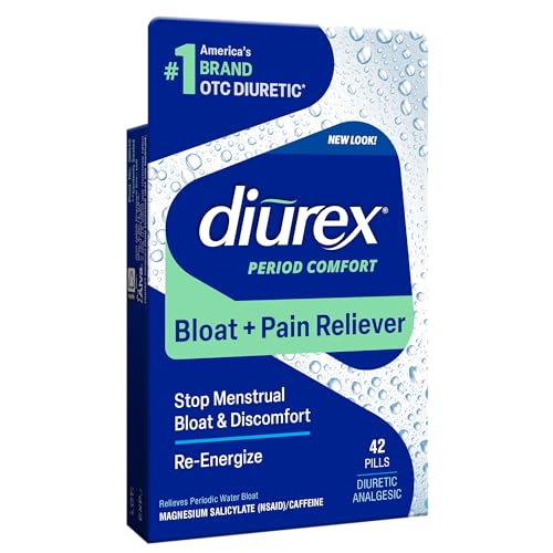 Diurex Pastillas Diuréticas + Alivio del Dolor - Alivia la Retención de Líquidos, Calambres y Fatiga - 42 Cápsulas - imagen 1
