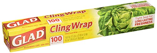 Papel Film Glad, Envoltura Transparente para Alimentos, Libre de BPA, Listo para Microondas, 100 Pies Cuadrados/Rollo, Caja de 2 - imagen 4