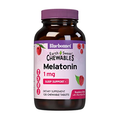 Suplemento de Melatonina EarthSweet de Bluebonnet Nutrition 1 mg, Rápido y de Disolución Rápida, Apoyo para el Sueño y Relajación Nocturna - Sabor a - imagen 6