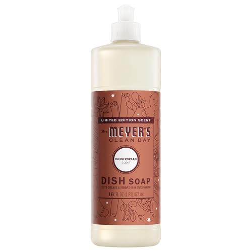 Jabón Líquido para Platos MRS. MEYER'S CLEAN DAY, Edición Limitada Aroma Jengibre, Botella de 16 Onzas - imagen 3