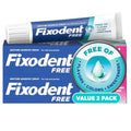 Adhesivo para Dentaduras Fixodent Sin Sabor, Seguro para Usar con Dentaduras Completas y Parciales, 1.4oz, Paquete de 2 - imagen 1