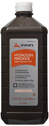 Paquete de 2 Botellas de 32 Onzas de Peróxido de Hidrógeno Tópico Swan - imagen 2