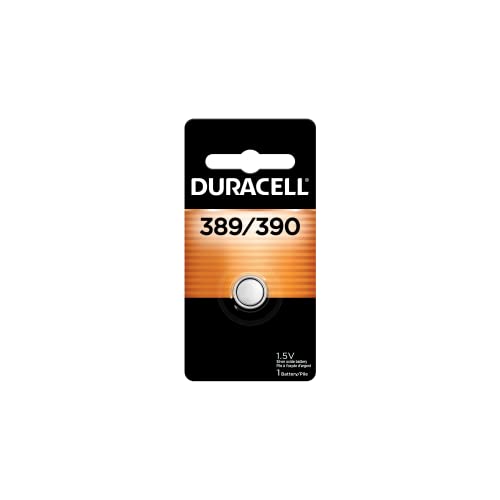 Batería de botón de óxido de plata Duracell 389/390, paquete de 1, batería de 1.5 voltios, duradera para relojes, dispositivos médicos, calculadoras - imagen 6