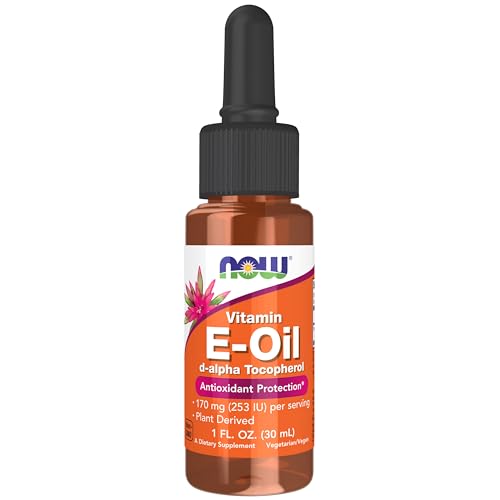 Suplementos NOW Foods, Aceite de Vitamina E Natural Líquido (D-Alfa Tocoferol), Protección Antioxidante*, 1 Onza - imagen 1