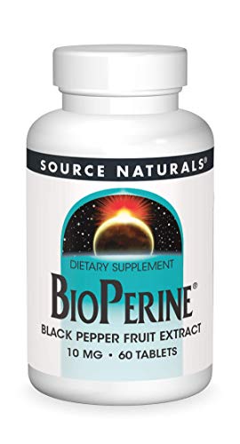 Source Naturals BioPerine, Extracto de Fruto de Pimienta Negra - Promueve la Absorción de Nutrientes - 60 Tabletas - imagen 2