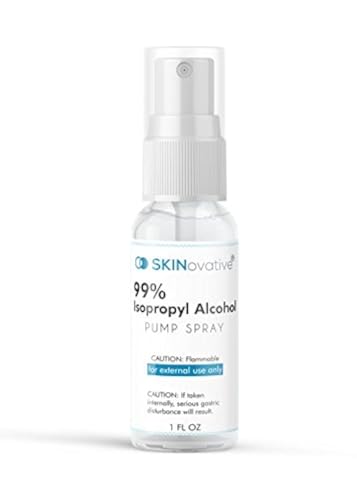 SKINovative Spray Desinfectante de Alcohol Isopropílico 99%, Limpiador para Derma Roller, Solución Esterilizante Portátil, 1 Oz - imagen 2