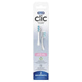 Cabezas de cepillo de repuesto Oral-B Clic para dientes sensibles, color blanco, paquete de 2 unidades - imagen 1