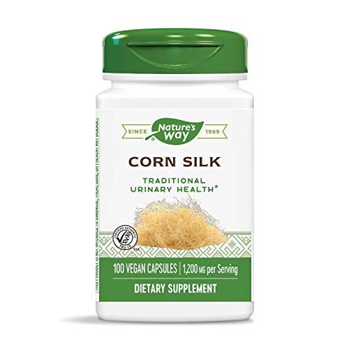 Nature's Way Corn Silk 1,200 mg por porción de 3 cápsulas, apoyo tradicional para la salud urinaria*, vegano, sin gluten, 100 cápsulas veganas (el - imagen 5