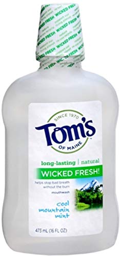 Enjuague Bucal Tom's of Maine Wicked Fresh! Menta Fresca de Montaña, 16 Fl Oz (Paquete de 1) (El empaque puede variar) - imagen 4