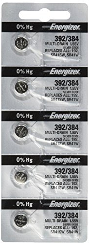 Batería de Óxido de Plata Energizer 392/384: Paquete de 5 unidades - imagen 1