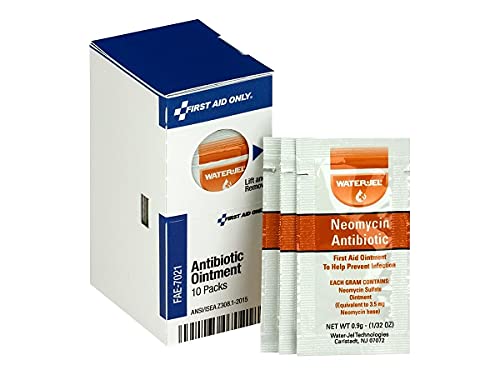 Paquete de 10 Sobres de Ungüento Antibiótico First Aid Only FAE-7021 SmartCompliance - imagen 3
