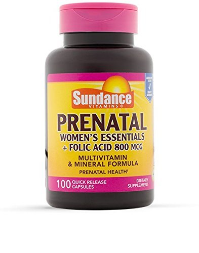 Multivitamínico Prenatal Sundance | Ácido Fólico | 100 Cápsulas de Liberación Rápida | 800 mcg | Suplemento No GMO y Sin Gluten para Mujeres - imagen 3