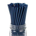 Popotes Desechables Restaurantware-Basic Nature de 8.3 Pulgadas, 100 Popotes Sostenibles, Resistentes, Sin Alterar Sabores, Color Azul Medianoche - imagen 1