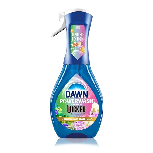 Dawn Powerwash Spray Wicked: For Good Edición Limitada, Jabón para Platos Fantástico Floral, Kit Inicial de 16 Fl Oz - imagen 3