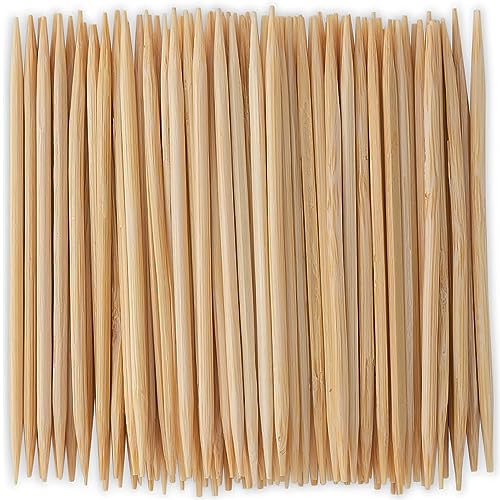 Palillos de Madera Premium Blue Sky en Dispensador - 300 Piezas | Diseño Desechable y Ecológico para Fiestas y Comidas Elegantes en Casa - imagen 5