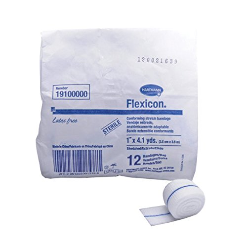 Rollo de Gasa Estéril FLEXICON ORTS830, 1 x 4.1 yd, Blanco (Paquete de 12) - imagen 5