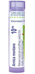 Boiron Arnica Montana 10M para el Dolor Muscular, Rigidez y Hinchazón por Lesiones y Moretones - 80 Gránulos - imagen 1