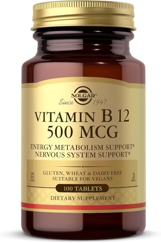 Vitamina B-12 500mcg Solgar 100 Tabletas - imagen 3