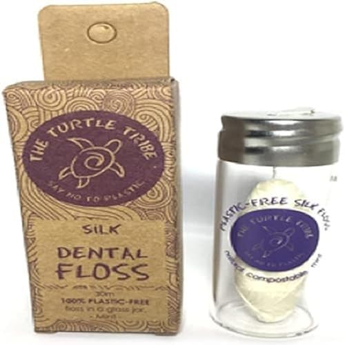 Hilo Dental Natural Turtle Tribe®, 33 Yardas, 100% Seda Pura, Sin Plástico, Sin PFAS, Apoya Limpiezas de Playas, Sabor Menta - imagen 6
