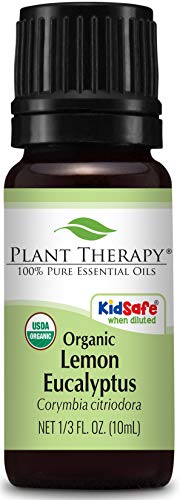 Aceite Esencial de Eucalipto Limón Orgánico Plant Therapy 10 mL (1/3 oz) 100% Puro, Certificado Orgánico por USDA, Aromaterapia Natural, Aroma Fresco - imagen 3