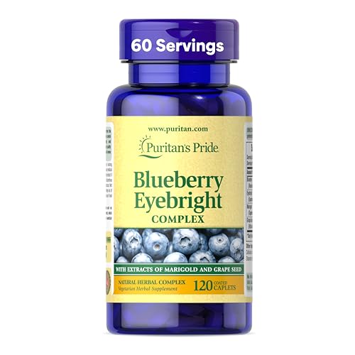 Complejo Premium de Arándano y Eyebright de Puritan's Pride con Extractos de Caléndula y Semilla de Uva, Suplemento Dietético Antioxidante, 120 - imagen 6