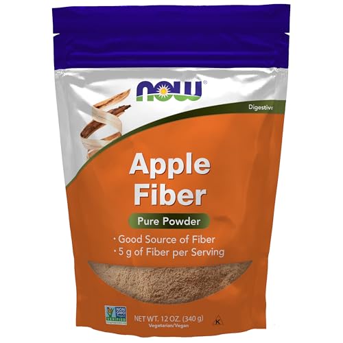 NOW Suplementos, Polvo de Fibra de Manzana Pura con Pectina de Manzana, Verificado por Non-GMO, 12 Onzas - imagen 3