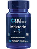 Melatonina Life Extension 3 mg, Apoyo Óptimo para el Sueño, Ritmos Circadianos Saludables, 60 Pastillas Masticables Sin Gluten y No Transgénicas - imagen 1
