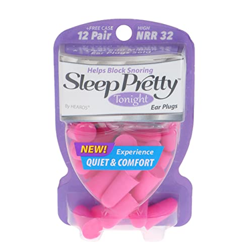 Tapones para oídos Hearos Sleep Pretty Tonight de espuma, protección auditiva, 32 NRR, 12 pares, color púrpura, modelo 5803 - imagen 2