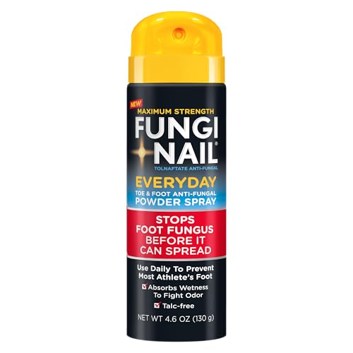 Fungi-Nail Spray Antifúngico Diario en Polvo, 4.6oz, Detiene Hongos en los Pies, Spray para Pie de Atleta, Control de Olores, Sin Talco - imagen 4
