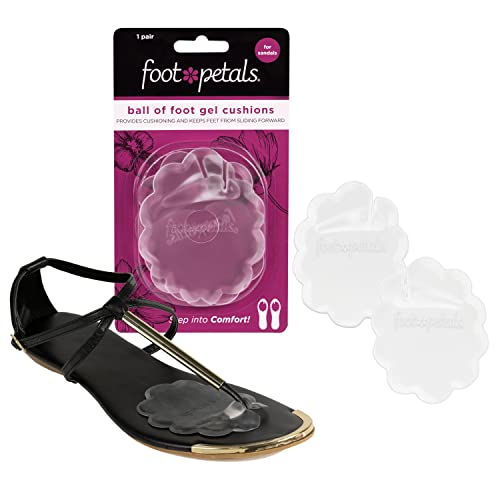 Cojines para la planta del pie Foot Petals, alivio duradero del dolor, sandalias para mujeres, gel en la parte del dedo, reduce presión y - imagen 2