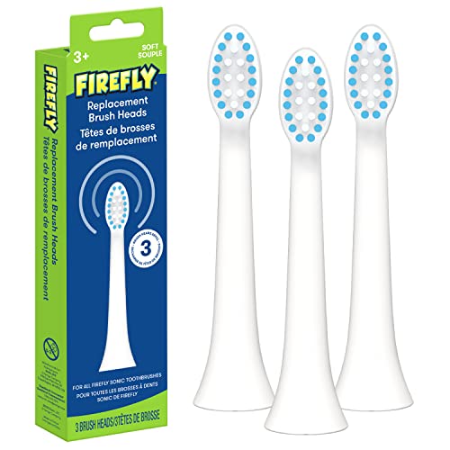 Cabezas de cepillo de repuesto Firefly Sonic, compatibles con Sonic y Play Action Sonic, para mayores de 3 años, paquete de 3 unidades - imagen 2